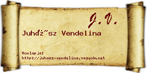 Juhász Vendelina névjegykártya